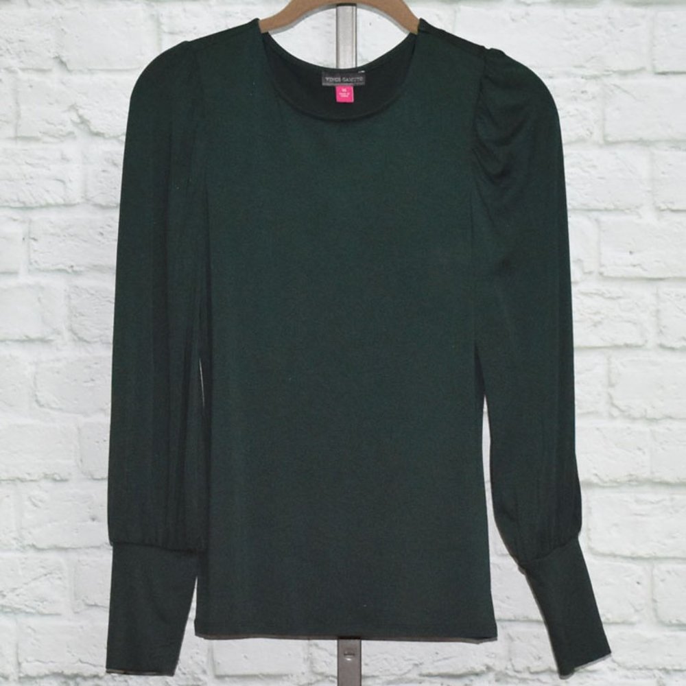 Vince Camuto Bubble Sleeve Top - Picture 2 of 5